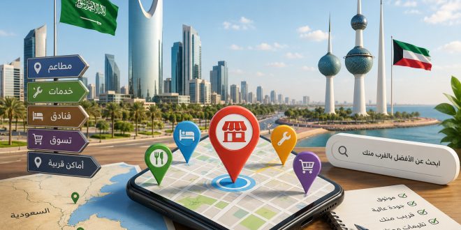 والأماكن القريبة منك في دول الخليج